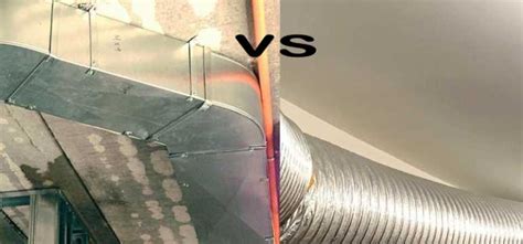 flex duct vs sheet metal duct|replace flex duct with metal.